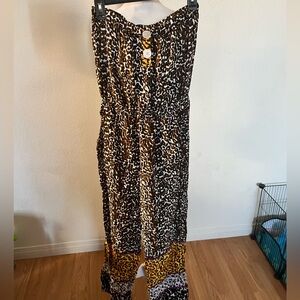 NWOT Cheetah jumpsuit